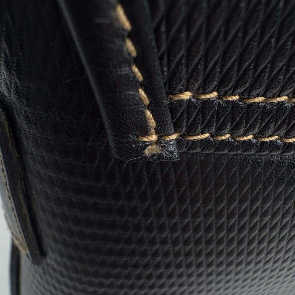 GUCCI Vintage Black Coated Canvas Shoulder Bag - Picture 6 of 9